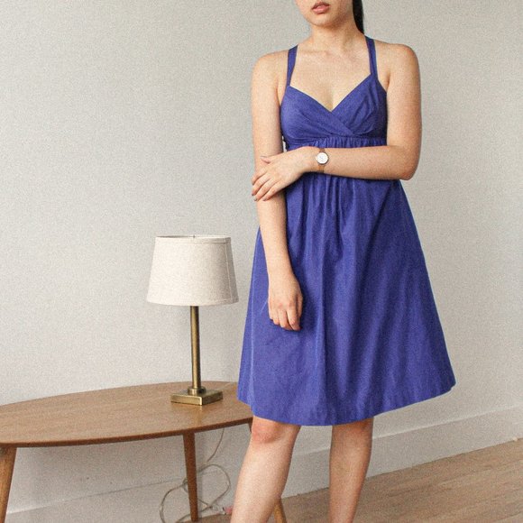 royal blue babydoll dress